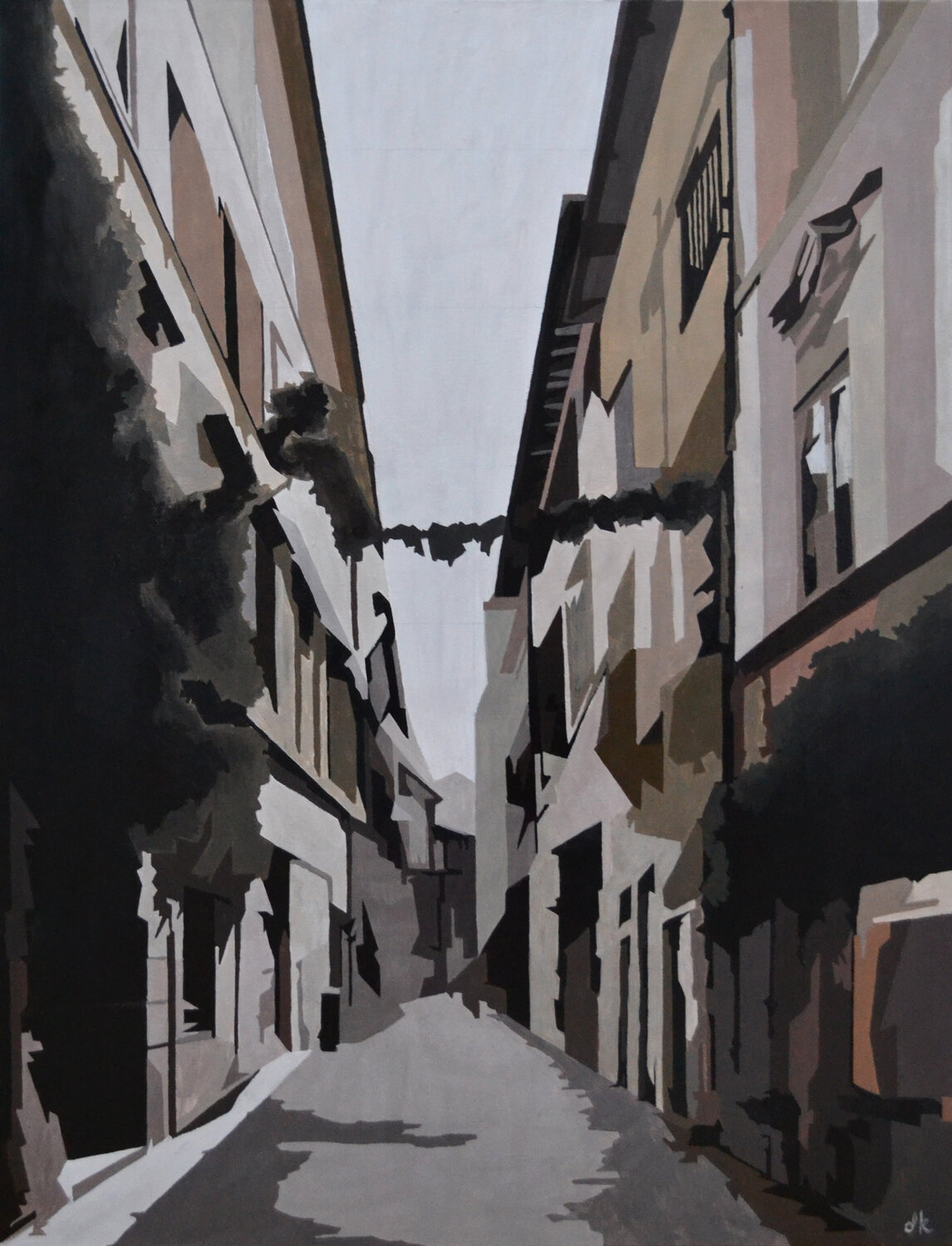 rome Dorota Kwiatkowska Original painting for sale