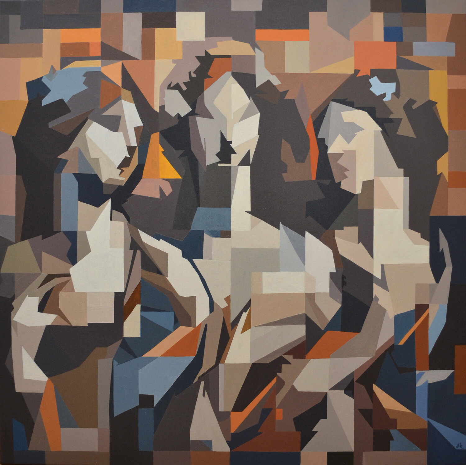 Święte Gracje Dorota Kwiatkowska Original painting for sale