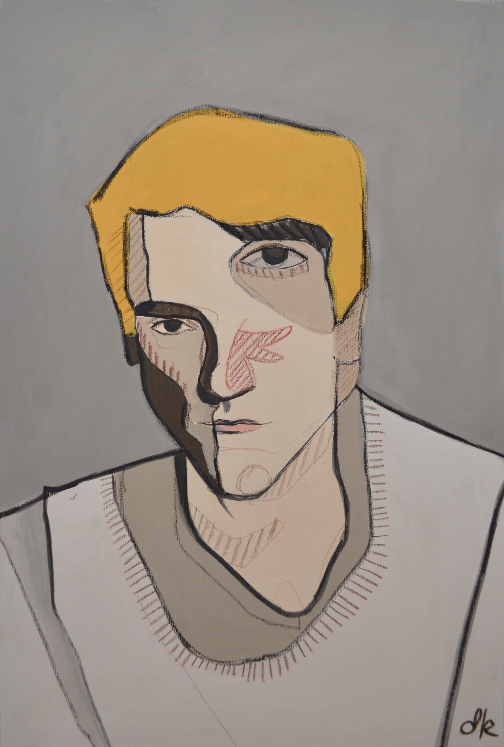 Simon is calling Dorota Kwiatkowska Original painting for sale