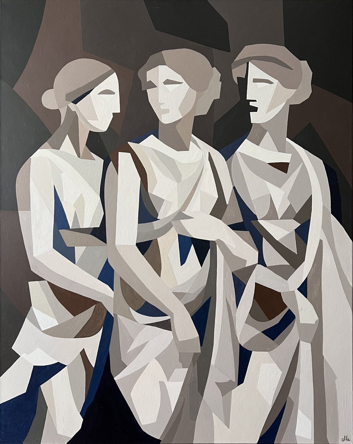 Harmonia trzech Grani Dorota Kwiatkowska Original painting for sale