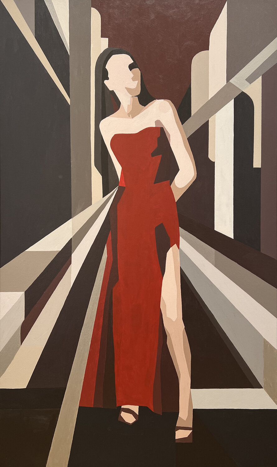 Dorota w New Jersey vol. 2 Dorota Kwiatkowska Original painting for sale