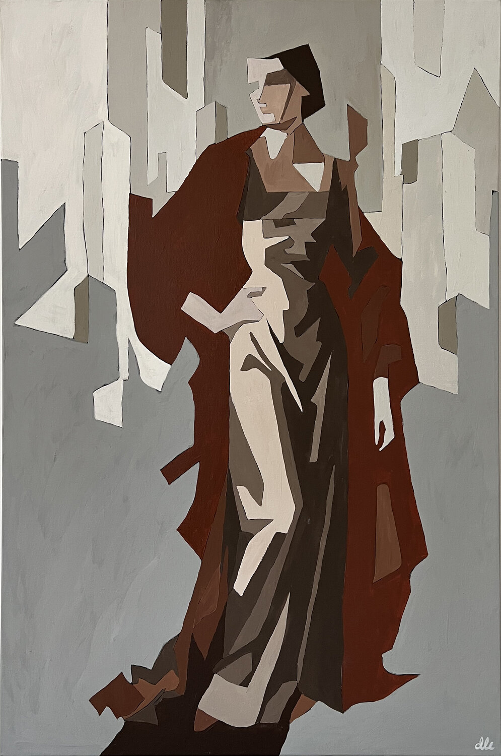 Nikogo tu nie ma Dorota Kwiatkowska Original painting for sale