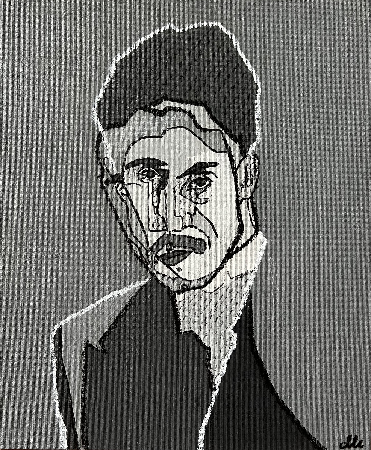 Gdy pali się niebo Dorota Kwiatkowska Original painting for sale