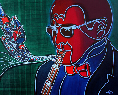 The Magic Flute by Dek, Painting for Sale on Select