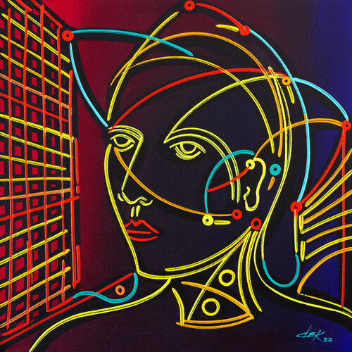 rosto VII by Dek, Painting for Sale on Select