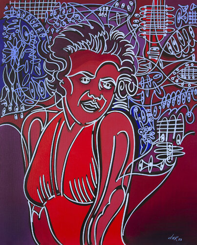 A Mulata Merylin by Dek, Painting for Sale on Select