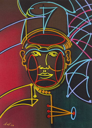 O chef francês / The french chef by Dek, Painting for Sale on Select