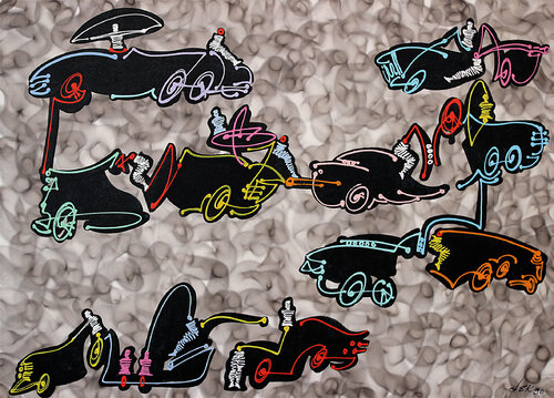 cars by Dek, Painting for Sale on Select