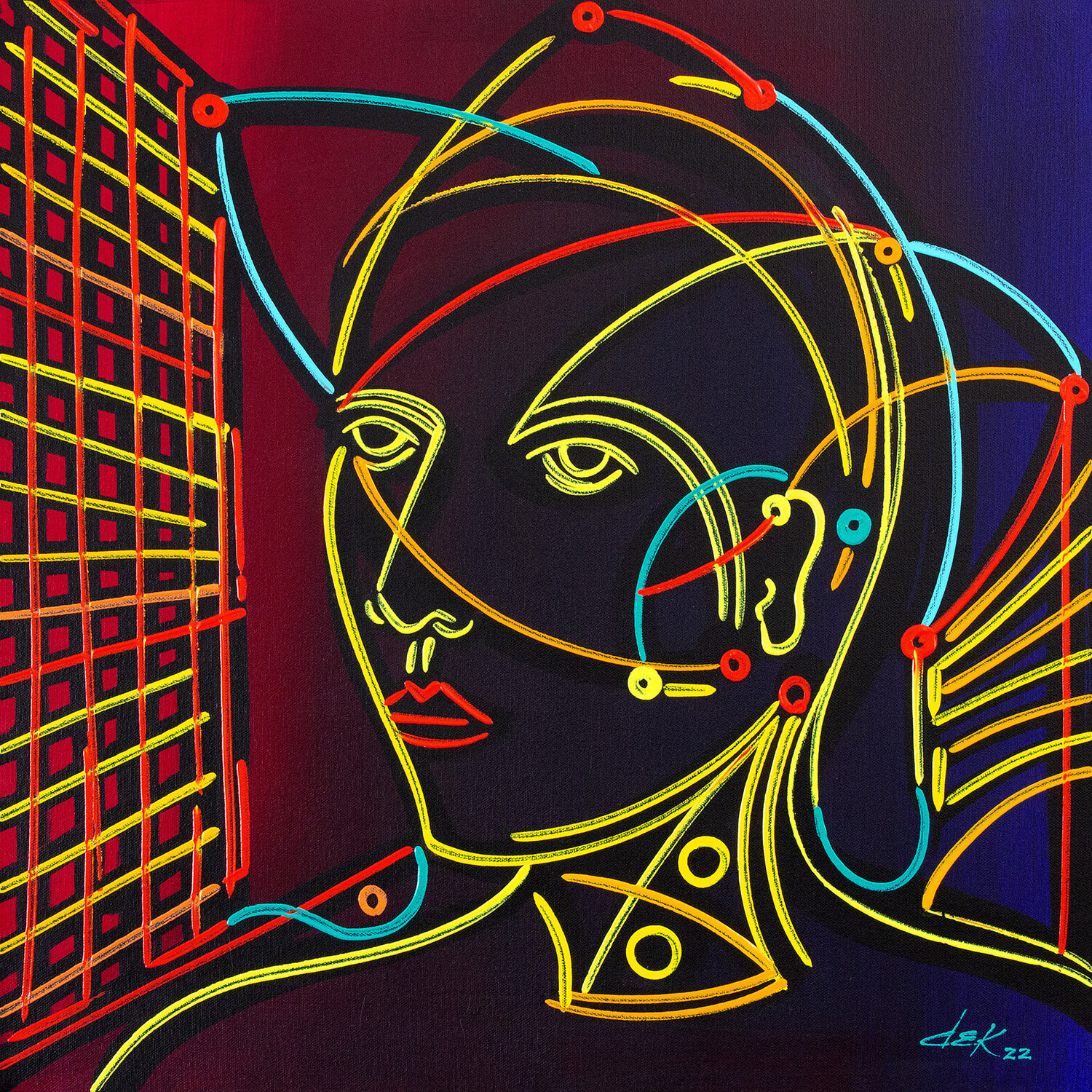 rosto VII Dek Original painting for sale
