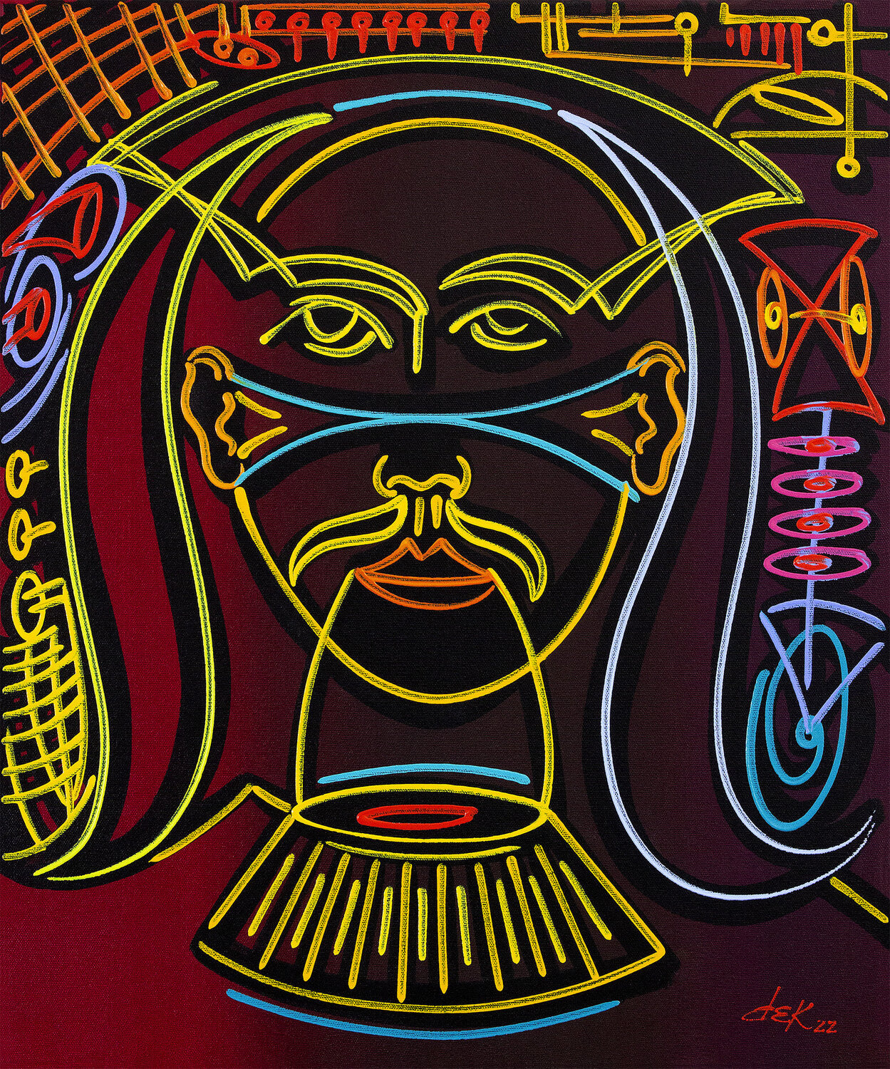 rosto IX Dek Original painting for sale
