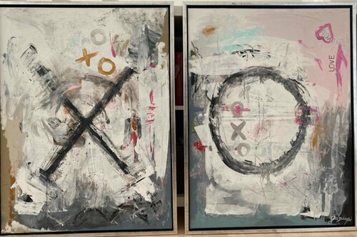 Valentine's XO by Gazvani Art, Painting for Sale on Select