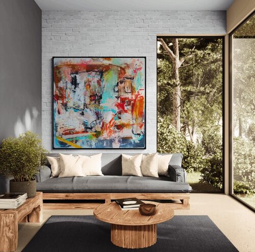 Rhythm of Colors by Gazvani Art, Painting for Sale on Select