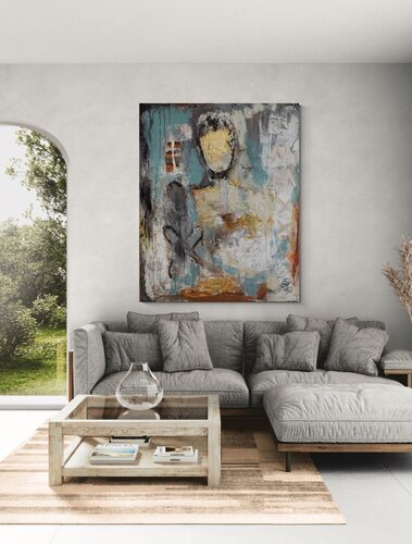 Love Unveiled by Gazvani Art, Painting for Sale on Select