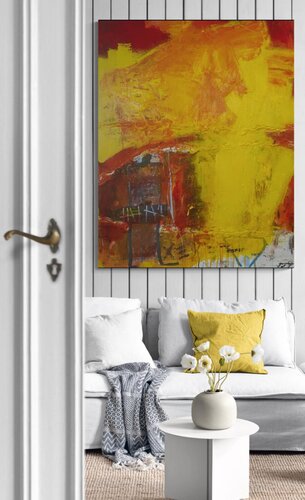 Heartbeat by Gazvani Art, Painting for Sale on Select