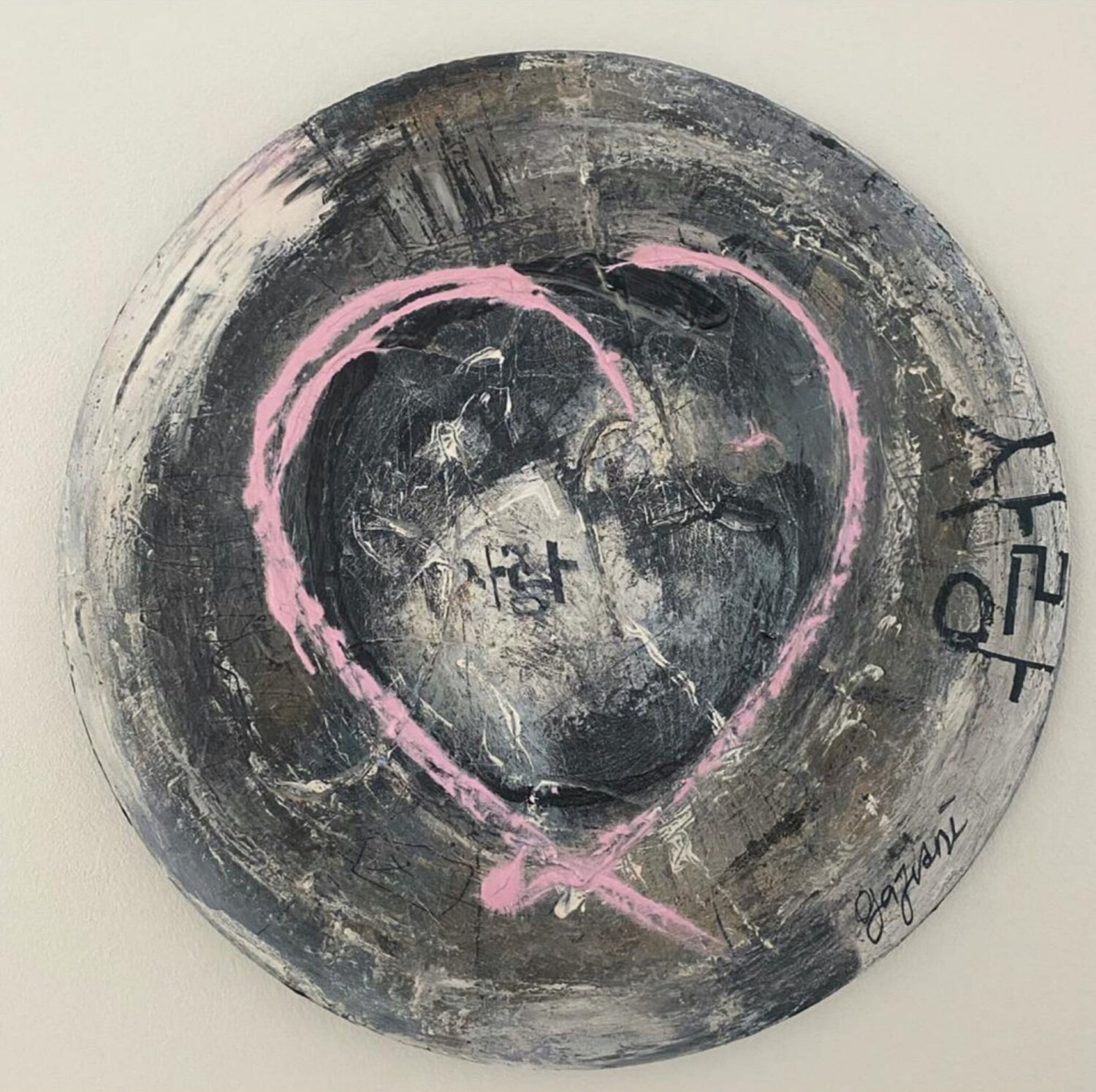 Circle's of Love Gazvani Art Original painting for sale