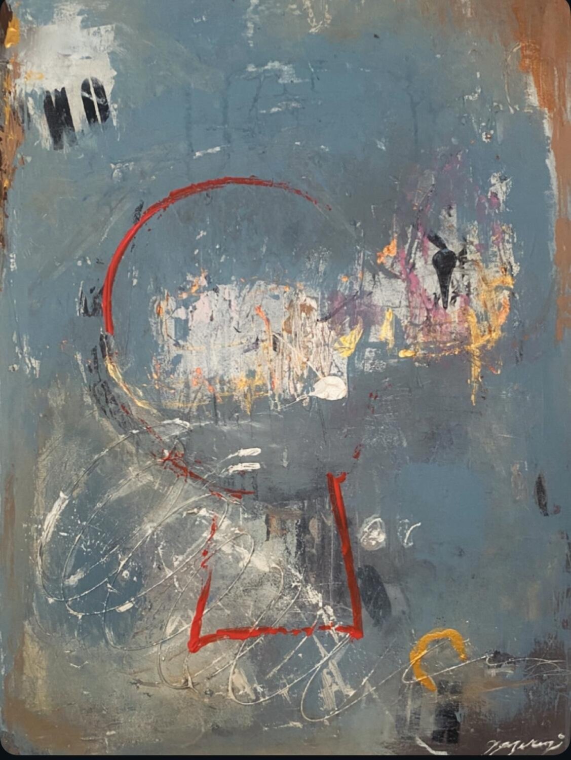 Trace of You Gazvani Art Original painting for sale