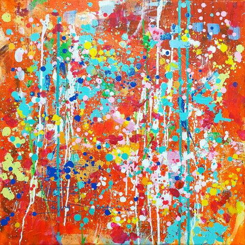 Red morning by Marta Zawadzka, Painting for Sale on Select