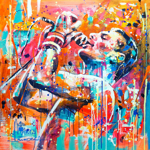 Freddie by Marta Zawadzka, Painting for Sale on Select