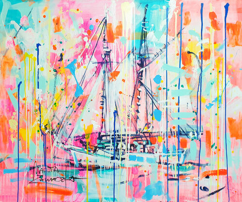 Air song by Marta Zawadzka, Painting for Sale on Select
