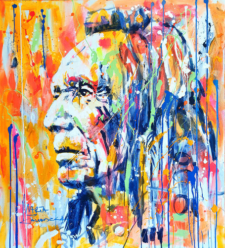 Wisdom by Marta Zawadzka, Painting for Sale on Select