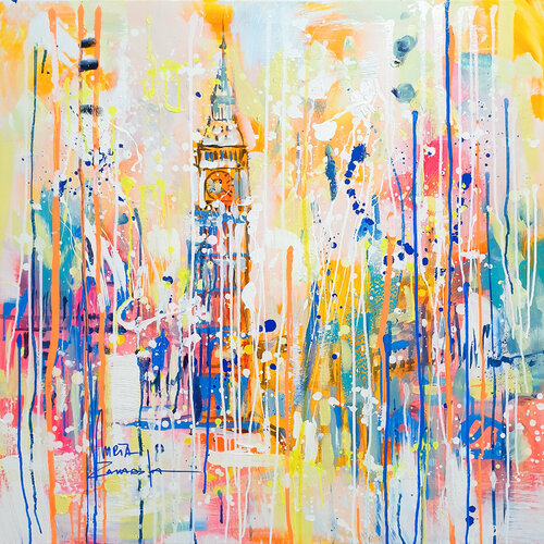 Big Ben by Marta Zawadzka, Painting for Sale on Select