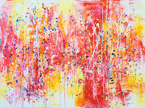 Red mist by Marta Zawadzka, Painting for Sale on Select