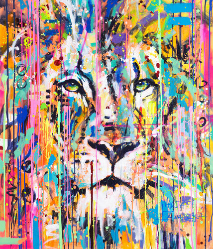 King by Marta Zawadzka, Painting for Sale on Select