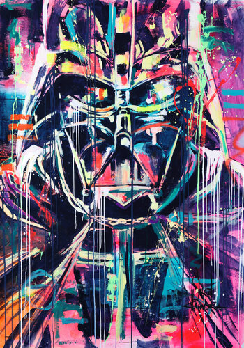 the Power of the Dark Side by Marta Zawadzka, Painting for Sale on Select