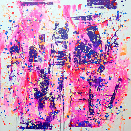 Pink Book by Marta Zawadzka, Painting for Sale on Select