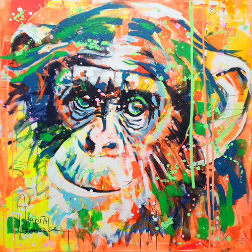 Friend by Marta Zawadzka, Painting for Sale on Select