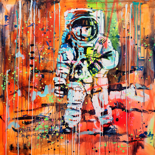 Eternal Footprints by Marta Zawadzka, Painting for Sale on Select