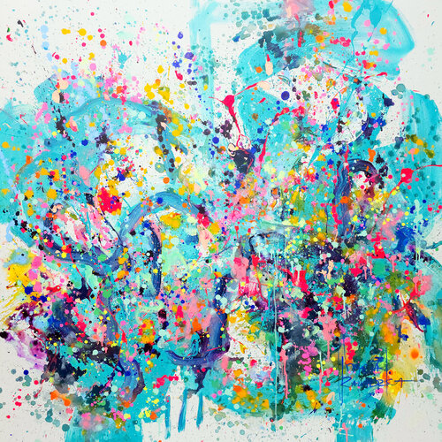 Dream Flower by Marta Zawadzka, Painting for Sale on Select