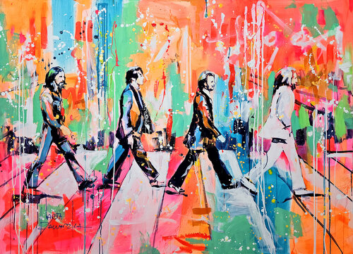 Liverpool Legends by Marta Zawadzka, Painting for Sale on Select