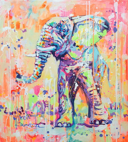 Sunny Stroll by Marta Zawadzka, Painting for Sale on Select