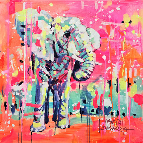 Blue by Marta Zawadzka, Painting for Sale on Select