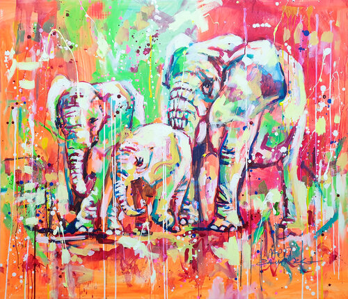 Rhythm of Love by Marta Zawadzka, Painting for Sale on Select
