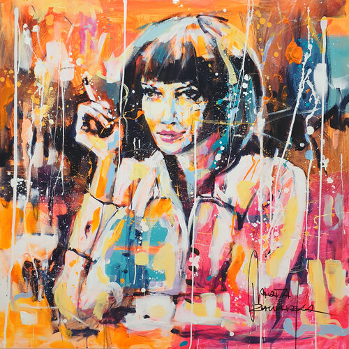 Evening with Mia by Marta Zawadzka, Painting for Sale on Select