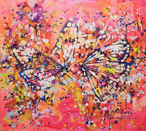Wings of Joy by Marta Zawadzka, Painting for Sale on Select