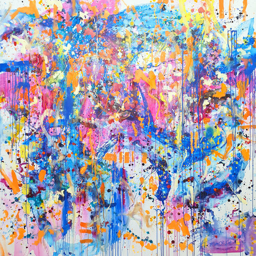 Whispers of Inspiration by Marta Zawadzka, Painting for Sale on Select