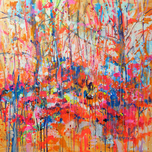 Magical Forest by Marta Zawadzka, Painting for Sale on Select