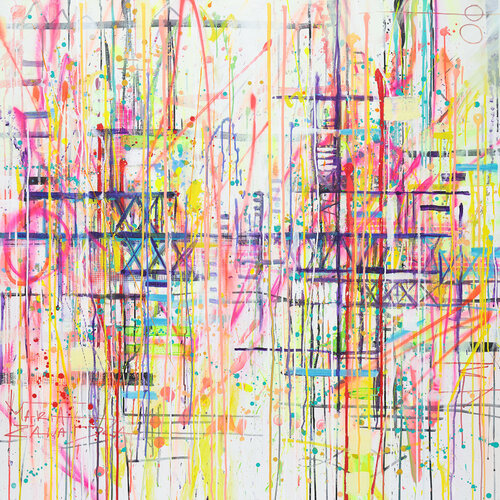 Somewhere in Singapore by Marta Zawadzka, Painting for Sale on Select