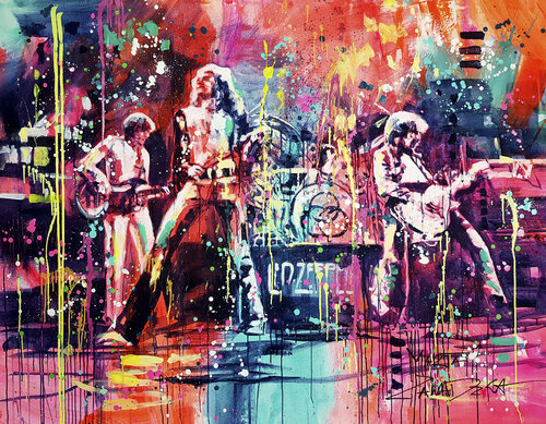 Physical Graffiti by Marta Zawadzka, Painting for Sale on Select