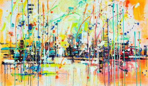 City bit by Marta Zawadzka, Painting for Sale on Select