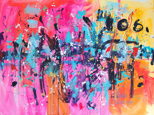 Pink memories by Marta Zawadzka, Painting for Sale on Select