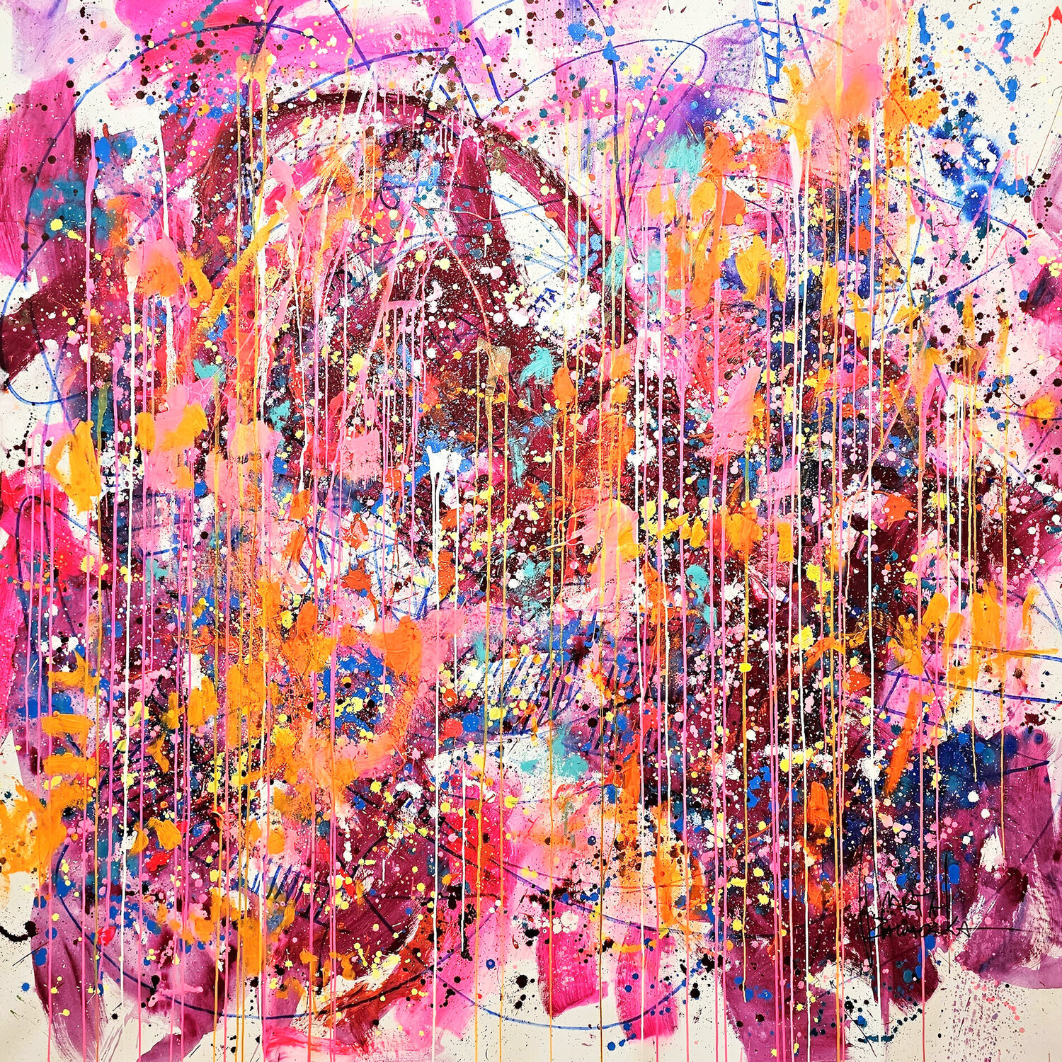 Fascination Marta Zawadzka Original painting for sale