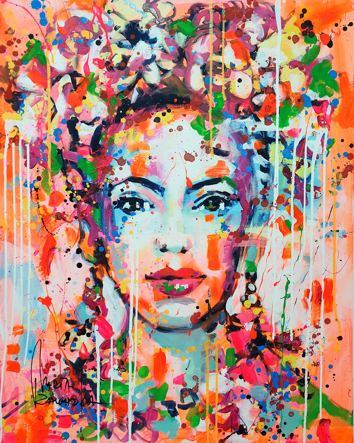Her Charm Marta Zawadzka Original painting for sale