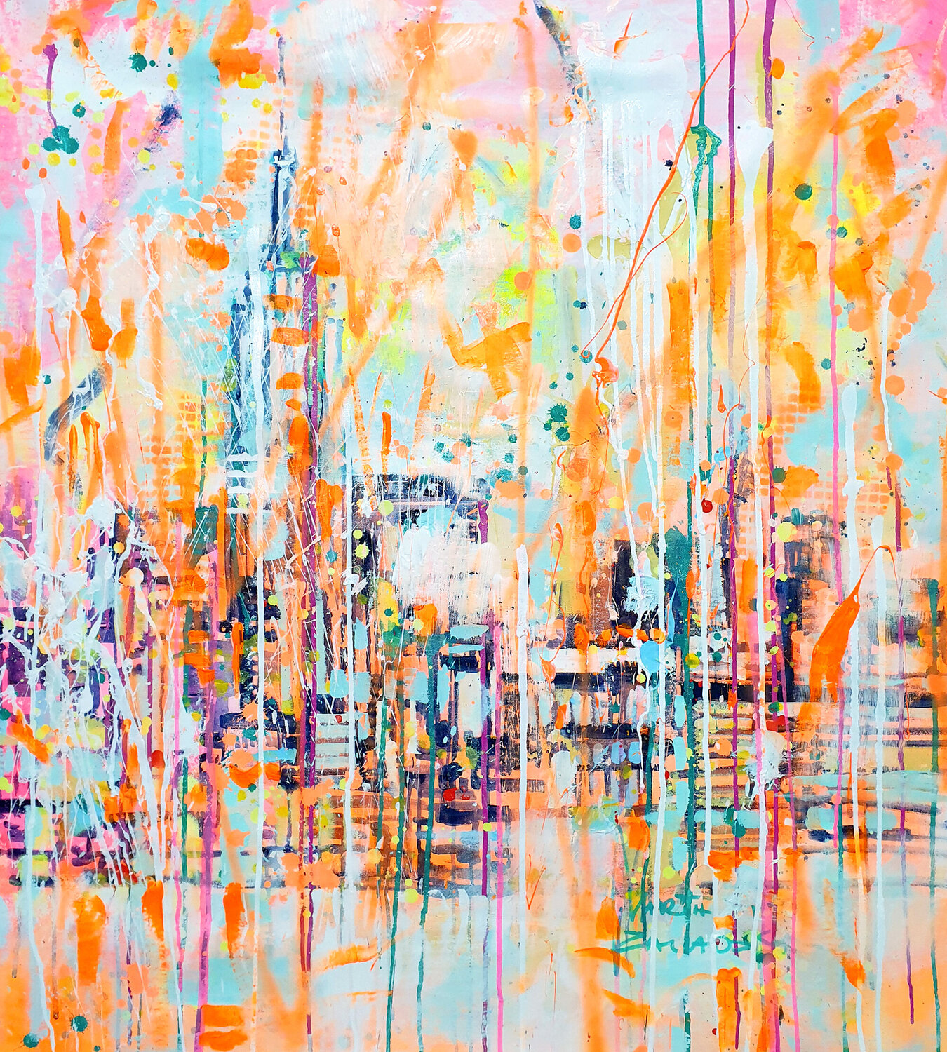 NYC Marta Zawadzka Original painting for sale