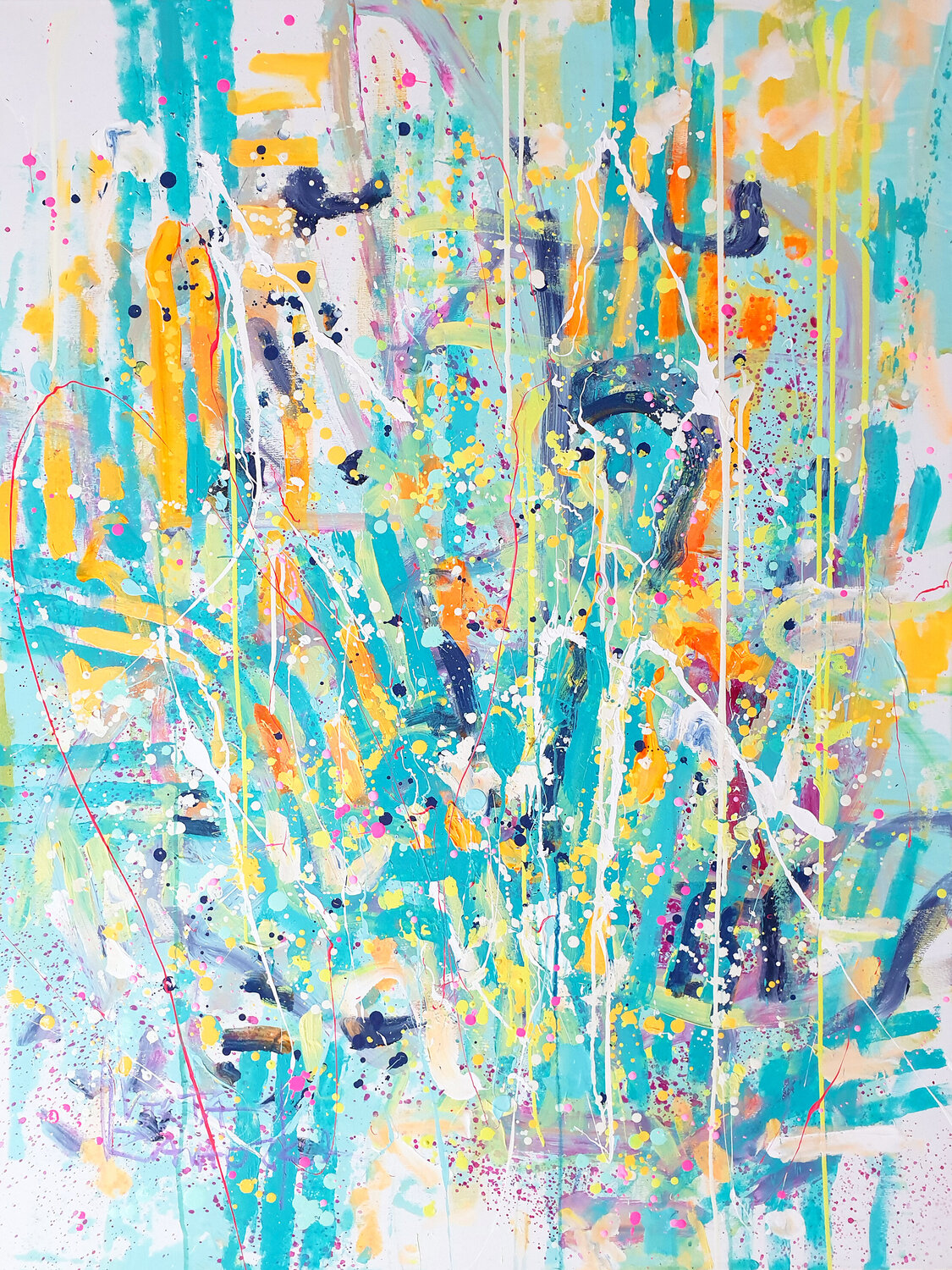 Summer Rhytm Marta Zawadzka Original painting for sale