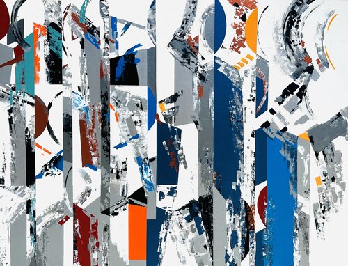 Évolution lumineuse by Nadine Hardy, Painting for Sale on Select