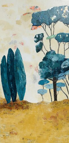 Réminiscence Méditerranéenne by Nadine Hardy, Painting for Sale on Select